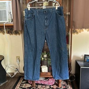 Free with jeans order Men’s 44x30 stains on front great work jeans